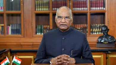 Photo of President Ram Nath Kovind in hospital after chest discomfort