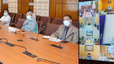 Photo of Advisor Bhatnagar reviews COVID management strategies for effective containment of virus across J&K