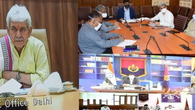 Photo of Lt Governor chairs series of meetings with Covid Task Force, DCs, SPs