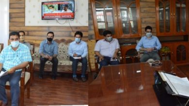 Photo of Advisor Baseer Khan chairs meeting of Tourism Dept
