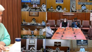 Photo of Lt Governor chairs series of meetings with Covid Task Force, DCs, SSPs