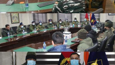 Photo of SSP Bandipora chairs joint security review meeting