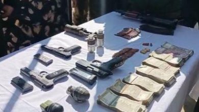 Photo of Seven Al-Badr terrorists held