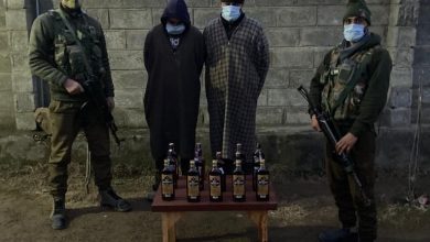 Photo of Police arrests 02 bootleggers in Bandipora, illicit liquor recovered