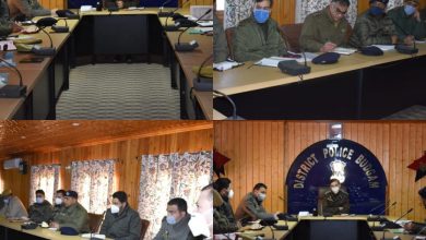 Photo of SSP Budgam chairs crime/security review meeting