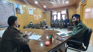 Photo of SSP Budgam chairs review meeting
