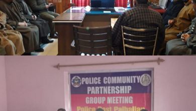 Photo of Police facilitates PCPG meetings in Ganderbal, Baramulla