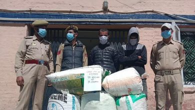 Photo of Cop among two arrested with contraband, Rs.55,000 cash in Chadoora