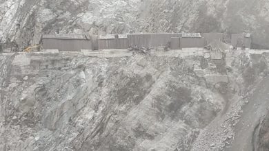 Photo of Landslide damages steel tunnel on J-K highway, vehicles stranded