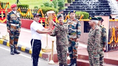 Photo of ‘Kargil Victory Flame’ reaches Kmr