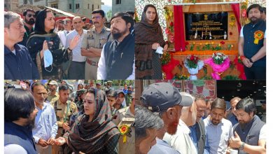Photo of Union Mos Home inspects Transit Accommodation Camp at Baramulla