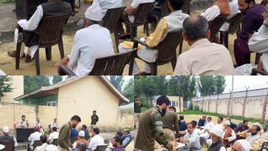 Photo of Police facilitated coordination meeting in Budgam