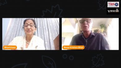 Photo of Dr. Roop Krishen Bhat, renowned Author, Linguist, Translator and Media Freelancer speaks about the importance of preserving mother tongue and passing it on to new generation