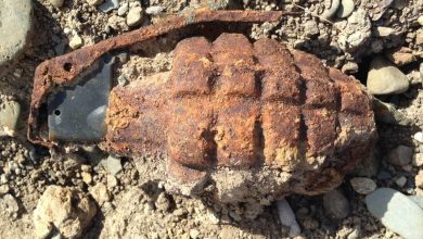 Photo of SFs defuses rusted grenade
