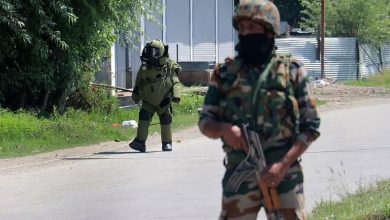 Photo of IED recovered near Tahab crossing in Pulwama : police