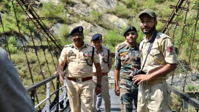 Photo of DGP reviews border security in Kupwara