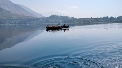 Photo of Naval training start at Manasbal Lake