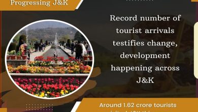Photo of PM Modi expresses happiness over record number of tourists in J&K