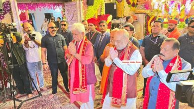 Photo of Amit Shah offers prayers at Vaishno Devi temple in Katra