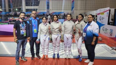 Photo of J&K Fencing team shines in National Games
