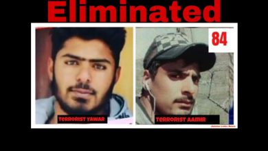 Photo of 2 JeM terrorists, who were tasked to attack Agniveer recruitment rally, killed in encounter in Baramulla