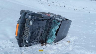 Photo of 4 tourists killed as vehicle skids on snow clad road at Khardungla Pass