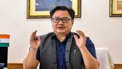 Photo of Law Minister Kiren Rijiju says govt in talks with EC for major electoral reforms