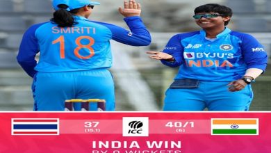 Photo of Women’s Asia Cup T20 cricket: India defeats Thailand by 9 wickets & enters semi-finals