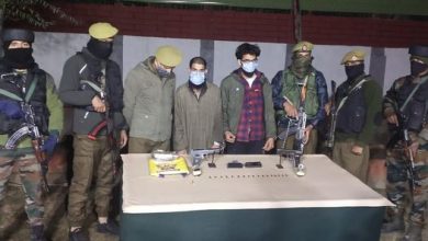 Photo of Sopore Police apprehended two LeT terrorists, arms and ammunition recovered