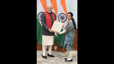 Photo of J&K SQAY Martial Art player Hanaya Nisar conferred PM Rashtriya Bal Puraskar