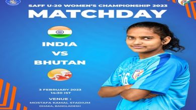 Photo of SAFF U-20 Women’s Championship: India to take on Bhutan in opening match at Dhaka