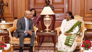 Photo of Guyana Vice President Dr. Bharrat Jagdeo calls on President Droupadi Murmu