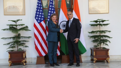 Photo of Foreign Secy Vinay Mohan Kwatra & US Under Secy of State for Political Affairs Victoria Nuland co-chairs annual India-US Foreign Office Consultations
