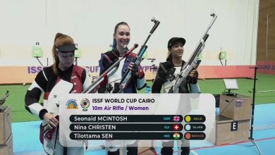Photo of Indian teen Tilottama Sen win bronze medal in women’s 10m Air Rifle at ISSF World Cup