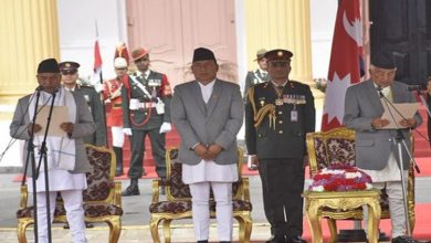 Photo of Ram Sahaya Prasad Yadav sworn-in as Vice President of Nepal