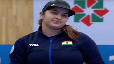 Photo of Indian shooter Rhythm Sangwan registers highest-ever score in women’s 25m pistol event