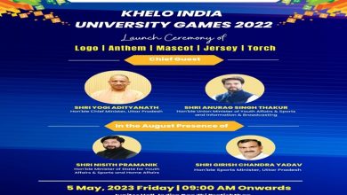 Photo of Sports Minister Anurag Thakur to launch logo and mascot of Khelo India University Games 2022 today in Lucknow
