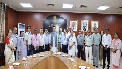 Photo of Kiren Rijiju assumed charge as Union Minister in Ministry of Earth Science in New Delhi