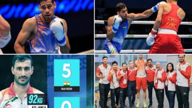 Photo of Mohammad Hussamuddin & Naveen Kumar advance to pre-quarter finals of IBA Men’s World Championships