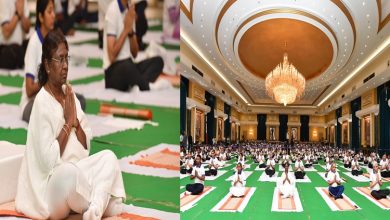 Photo of President Droupadi Murmu extended greetings to all on International Day of Yoga