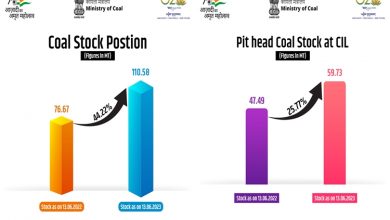 Photo of Indian coal stock position crosses 110 million tonnes logging increase of more than 44 %