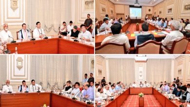 Photo of Union Minister Sarbananda Sonowal, Maharashtra Dy CM Devendra Fadnavis hold joint review of port-related Sagarmala projects