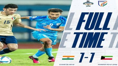Photo of SAFF Football Championship, match between India and Kuwait ends in a 1-1 draw