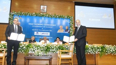 Photo of Gujarat government signs MoU with American chipmaker firm Micron Technology for semiconductor assembly and test facility in Ahmedabad