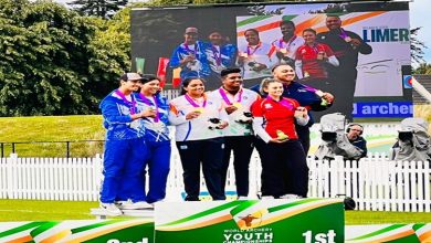 Photo of World Archery Youth Championships: Indian pair Priyansh & Avneet Kaur win gold in junior mixed team compound event in Ireland