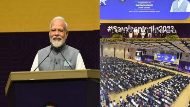 Photo of PM Modi meets semiconductor industry leaders in Gandhinagar