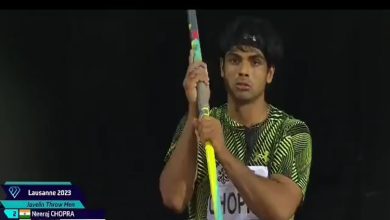 Photo of Star Indian javelin thrower Neeraj Chopra clinches Lausanne Diamond League title.