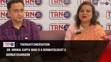 Photo of #TRN #TheRightConversation with Dr. Mrinal Gupta who is a dermatologist & dermatosurgeon on the topic of “Skin Infections: Safeguarding Your Skin During Summer and Rainy Seasons”