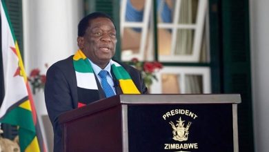 Photo of Zimbabwean President Emmerson Mnangagwa re-elected for second and final five-year term