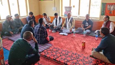 Photo of Ashok Koul exhorts party leaders to win all seats of Zanskar in LAHDC elections